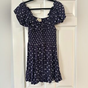 Cleobella Navy Blue Floral Dress